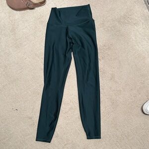 ALO airlift Dark Green Leggings